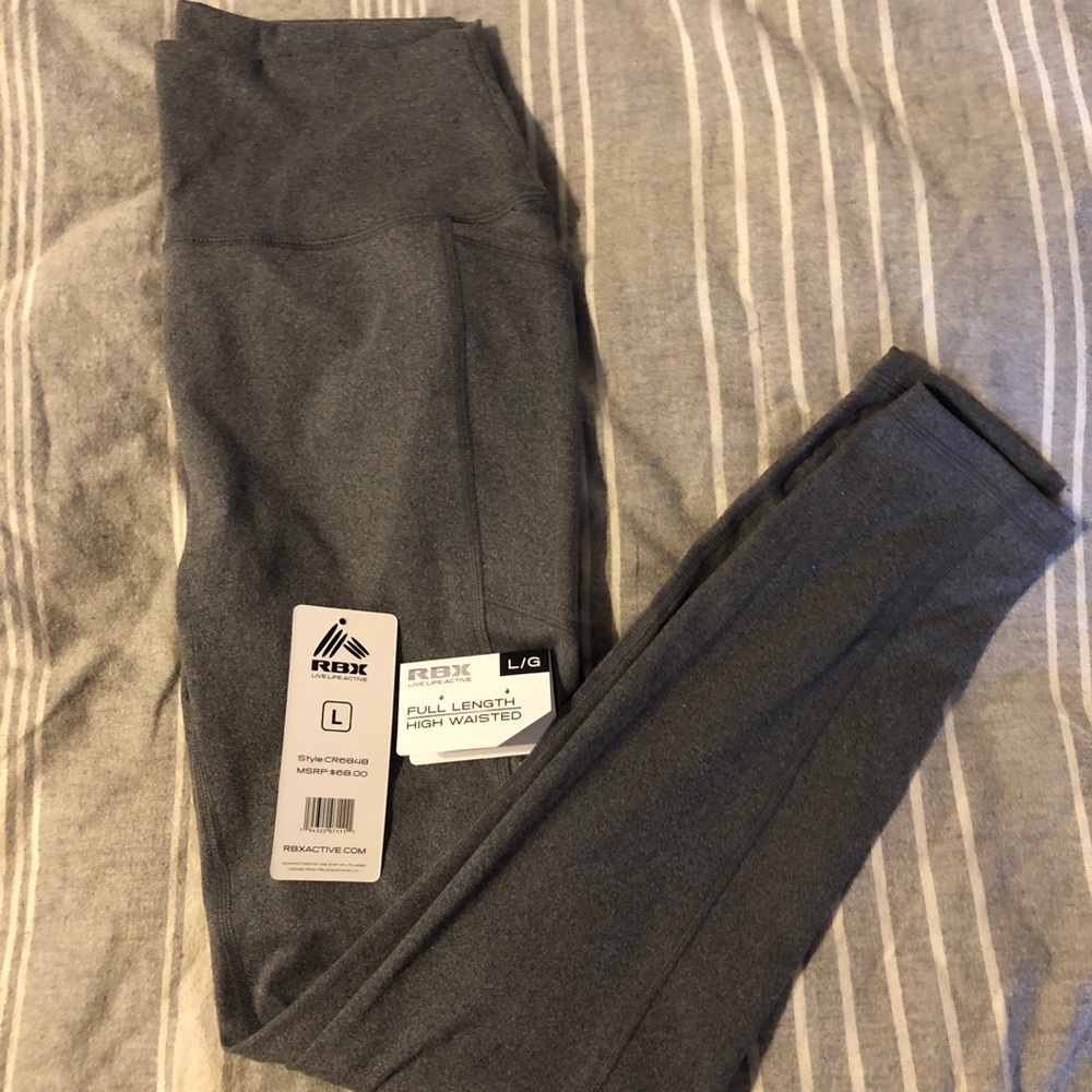 RBX brand leggings with side pockets